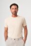 Beige Short Sleeve T-Shirt - 2