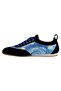 Women's vegan leather blue sneakers - vincent van gogh the starry night design - 6