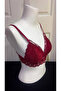 Women's Unpadded Drawstring Soft Bralet Bra-Bordo - 2