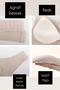 Laser Cut Upright Posture Feature Padded Push up Effective Bra with Bra and Upright Posture Corset - 3