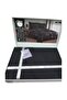 Double Bedding Set, King Size, Black, in Gift Box