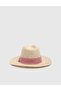 Zinnia Straw Women's Beige Beach Hat - 4