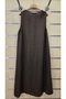 Italian Linen Dress Zero Sleeve Midi Length - 5