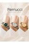 Small Vintage Case Steel Cord 2 Years Guarantee 3 Atm Women Wrist Watch+Bracelet Bfc.03766.3 - 5