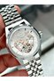 Automatic Mechanism Silver Color Steel Cord Men Wristwatch 4416Mr - 3
