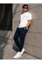 Men's Thin Soft Diving Fabric Slim Fit Elastic Cuffs Pocket Zipper Men's Sweatpants Bottoms - 3