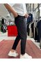 Black Pleated Carrot Cut Pants By-5013 - 5