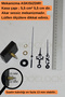 Clock Mechanism, Silent Wall Clock Mechanism, 22 mm Shaft, Scorpion-Minute-Second-(Without Hanger) Short