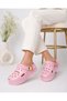 Women's Cross Slippers Comfortable Lightweight Non-Slip Nurse Hospital Garden Pool Beach Daily Wear Summer Slippers with Accessories - 8