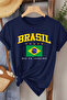 Brazil Printed Women's Cotton T-Shirt
