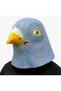 Latex Pigeon Bird Mask Funny Spooky Blue Face Mask Halloween Halloween Horror Prank Fun Cosplay Party Costume Silicone Mask - 2