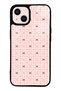 iPhone 13 Pink Coquette Pattern Design Glossy Phone Case