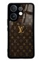 Vivo V60 Brown Gold Lv Design Glossy Phone Case