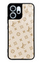Oppo Reno 14F Cream Lv Design Glossy Phone Case