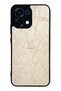 Oppo A6 Pro Cream Gold Lv Design Glossy Phone Case
