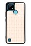 Realme C21 Glossy Phone Case with Cream Coquette Pattern Design