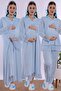 Pregnancy and Postpartum Period Cotton Set 4 Pieces Effortt - Blue