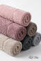 6-Piece Hand and Face Towel Set Partial Velvet Velvet Collection - 7