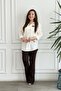 قميص مطرز بالترتر على شكل زهور - 6