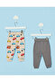Infant Boys Beige And Grey Pack Of 2 Joggers Set - 4