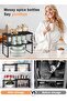 Cabinet Organizer Shelf Set of 2 Kitchen Counter Shelves Kitchen Storage Spice Rack Stackable Expandable - 4
