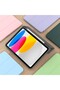 Smart Trifold Tablet Case Compatible with iPad 10th Gen 10.9" (2022) - Slim PU Leather Protective Stand Cover with Built-in Apple Pencil Holder, Storage Adapter Slot & Auto Sleep/Wake Feature - 3