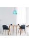 Blue Metal Pendant Ceiling Light E27 - 6
