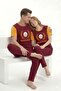 Valentine's Day, Paired Combination Short Sleeve Crew Neck Pajama Sets for Couples Sold Separately 100% Cotton - 3