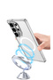 Magnetic Transparent protection Cover for Samsung Galaxy S26 Ultra (2026) Hard PC and TPU Compatible with Magsafe Wireless Charger and non-slip edges, anti-yellowing, Slim and Shockproof - 5