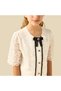 Round Neck Short Sleeves Shirt and Pants Set with Lace Detail - 5