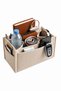Beige Felt Bag Organizer with Double Water Bottle Holder 28X15X12 cm - 2