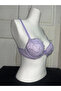 Women's Half Padded Brode Patterned Bra - 2