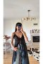 Women's Ruffle Detailed Design Kimono - 2