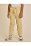 Girls Yellow Striped Trousers
