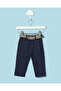 Infant Boys Navy Belted Chino Trousers