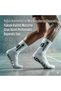Futbo White Sports Socks with Anti-Slip Soles, Basketball Fitness Running Training Socks - 3
