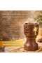 Handcrafted Wooden Bakhoor Burner Premium Natural Wood Incense - 2