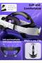حزام رأس CoolRabbie RGB مع بطارية لـ Meta/Oculus Quest 3/Quest 3S، حزمة بطارية بسعة 10000 مللي أمبير في الساعة - 3