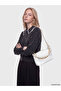 Leather Look Women's Shoulder Bag with Chain Detail