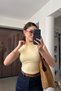 Brown Yellow 2-Pack Premium Standing Collar Blouse - Brown Yellow - 5