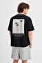 Men's Oversize T-Shirt Better Days Are Coming Printed Black – Crew Neck, Comfortable Fit, 100% Cotton - 5