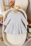 Girl's Sparkle Detailed Quilted Dress Quenn Collection 13986 - 4