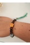 Colorful Wooden Bead Design Bracelet