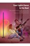 RGB Floor Lamp, Smart RGBICW LED Corner Floor Lamp 2 Pack - 4