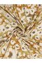 Mini Floral Pattern Viscose Scarf Coffee-Cream - 2