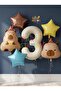 Kapibara Concept 3Rd Birthday Balloon Set 6 Pieces Capybara Balloons