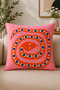 Pink Striped Runner Gift Set of 5 Decorative Throw Pillow Covers Modern Living Room & Balcony Set - 3
