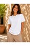 Women's Oversize T-Shirt Unprinted Printed 100% Cotton T-Shirt Comfortable Fit