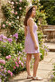 Women's Strappy Chest Gipe Elastic Mini Dress - 2
