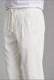 Relax Fit Elastic Waist Beige Trousers H6570Ax26Sm - 7